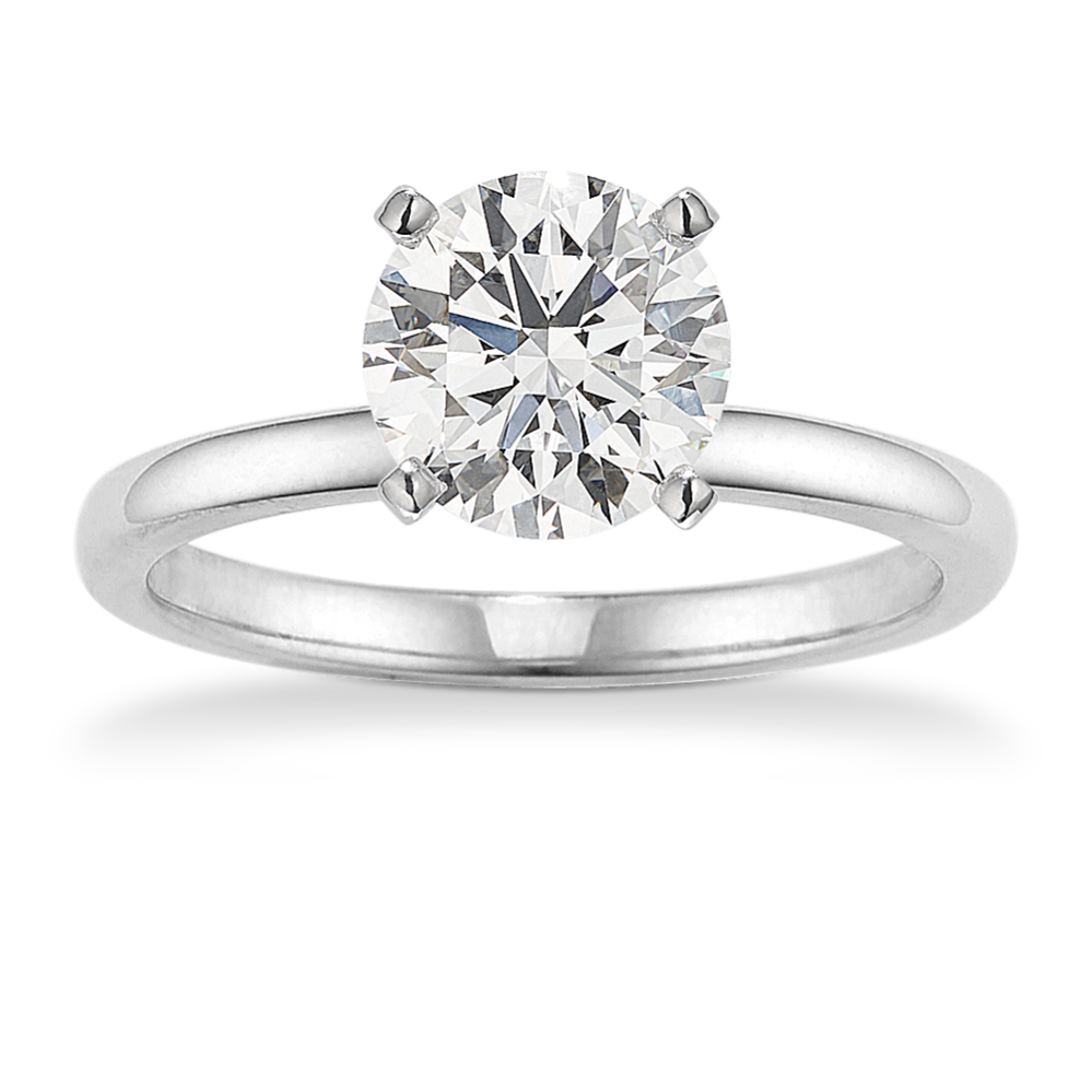 1.2 ct. Natural Diamond Engagement Ring in White Gold