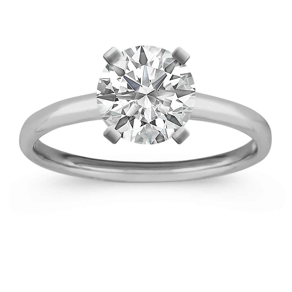 Simple Solitaire - 1.10ct Oval Lab Grow Diamond Engagement Ring