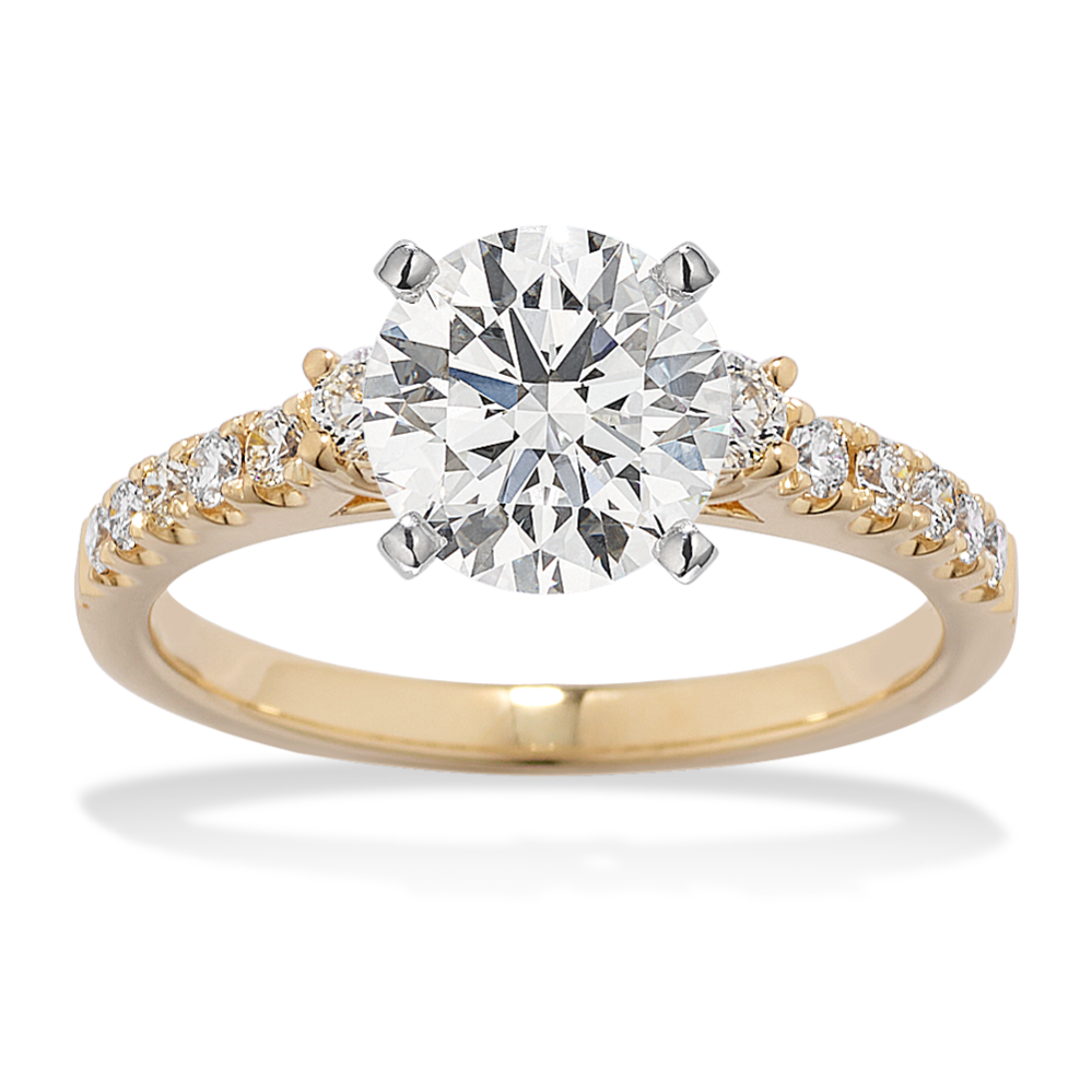 Liora Three-Stone Engagement Ring