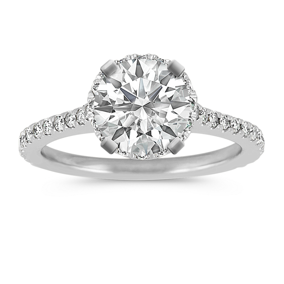 1.2 ct. Natural Diamond Engagement Ring in Platinum
