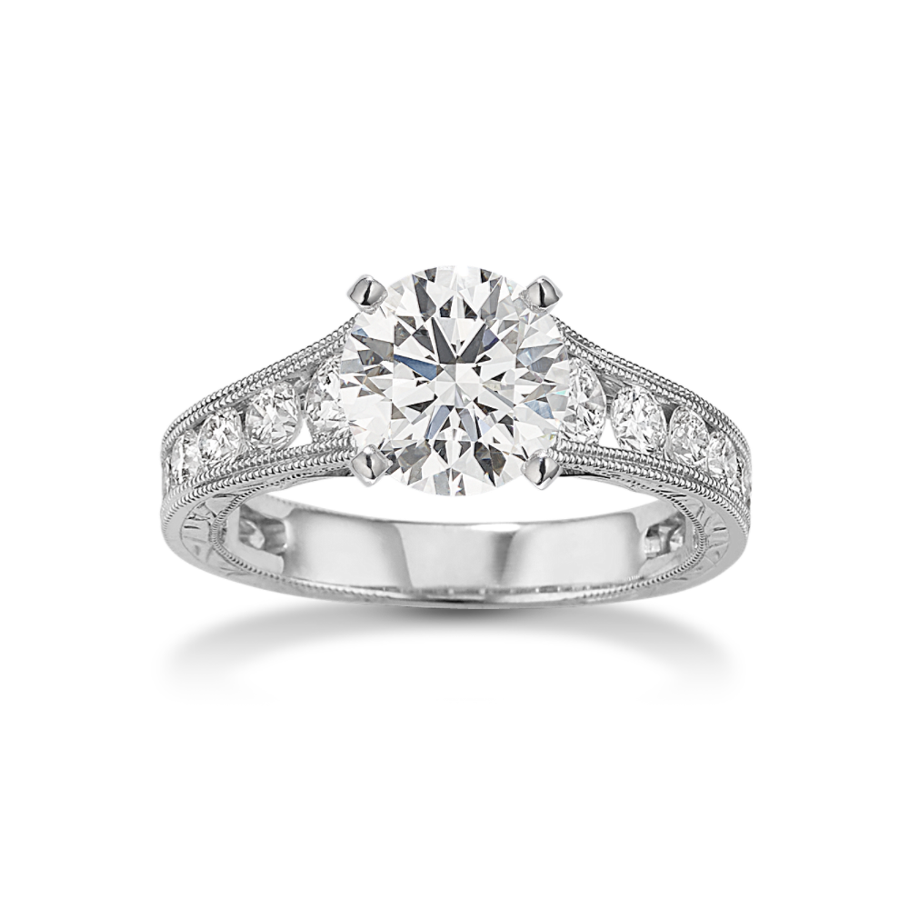 Avalon Engagement Ring (1 tcw Diamond Accents) Shane Co.