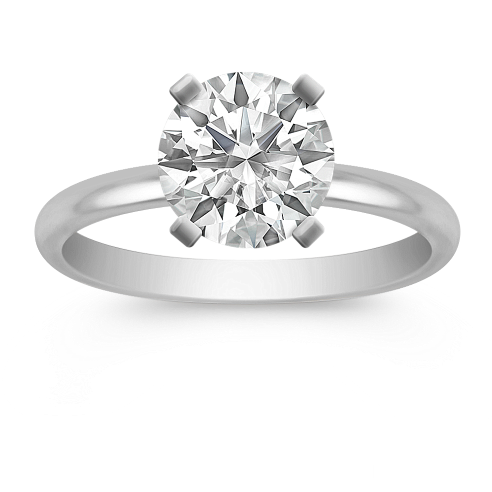 1.31 ct. Lab Grown Diamond Engagement Ring in White Gold