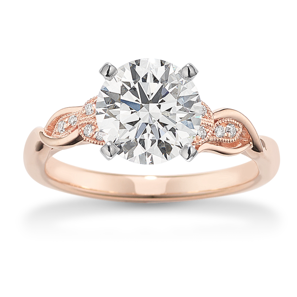 Hidden Lotus Engagement Ring