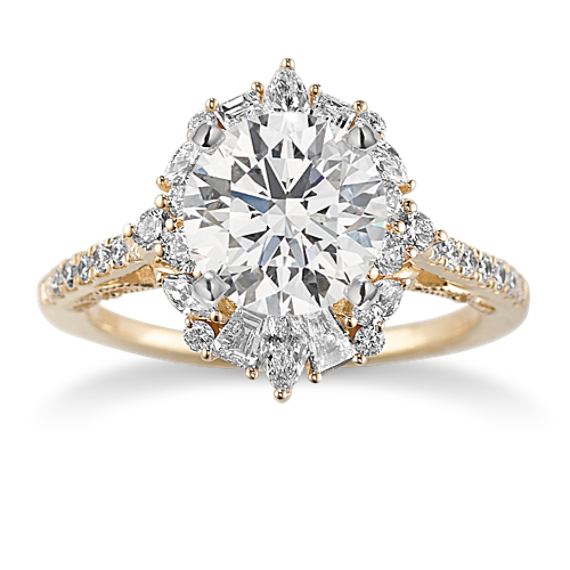 Esme Halo Engagement Ring