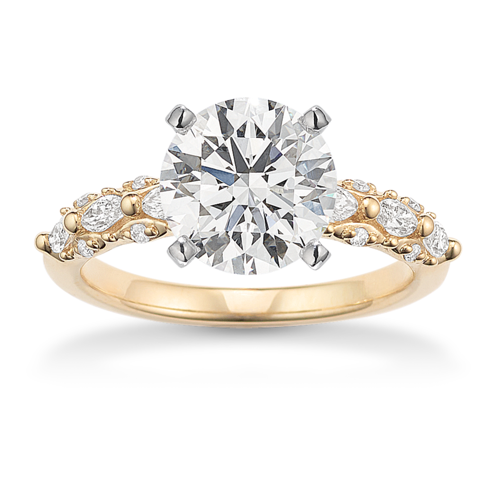 Monique Hidden Halo Engagement Ring