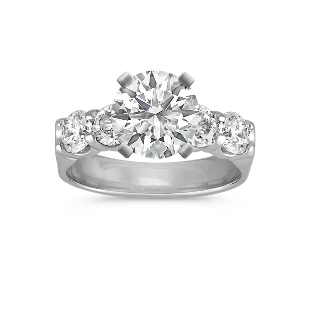 1.72 ct. Natural Diamond Engagement Ring in Platinum