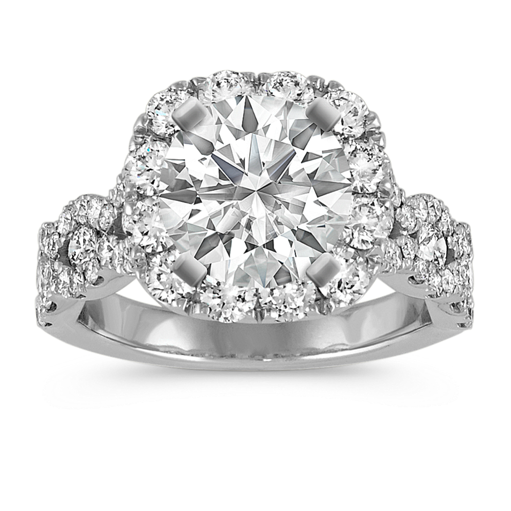 Phoebe Halo Engagement Ring