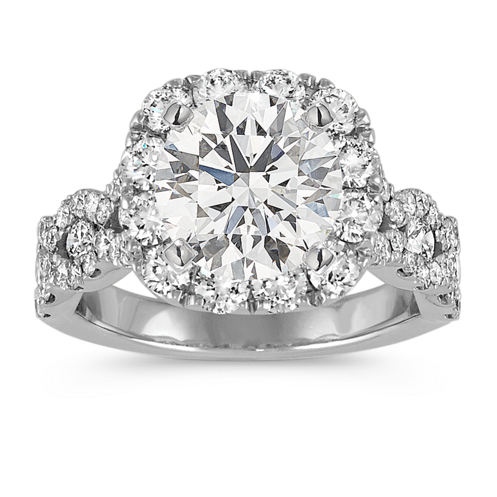 Phoebe Halo Engagement Ring