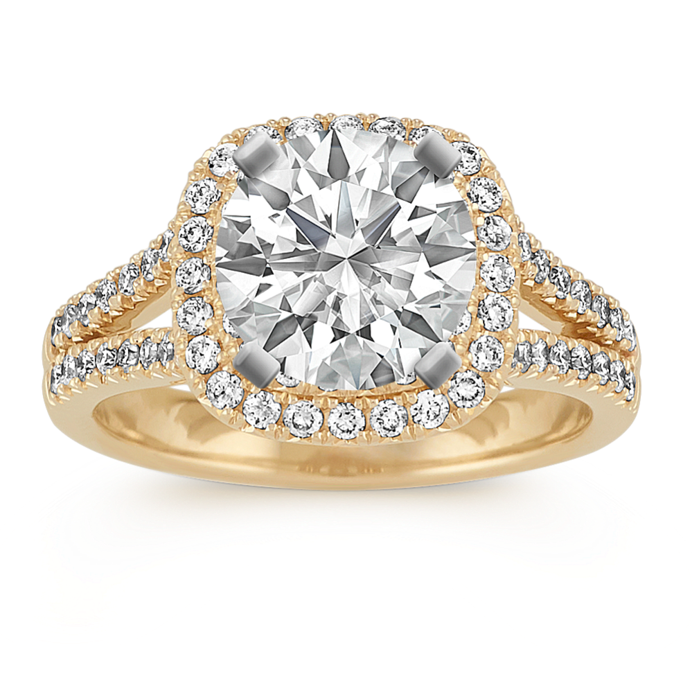 Rita Double Halo Engagement Ring