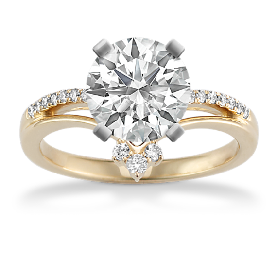 Duet Contour Engagement Ring