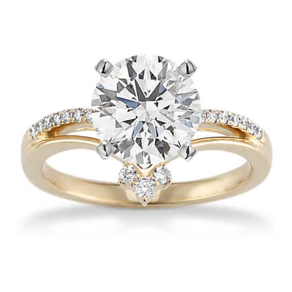 Duet Contour Engagement Ring