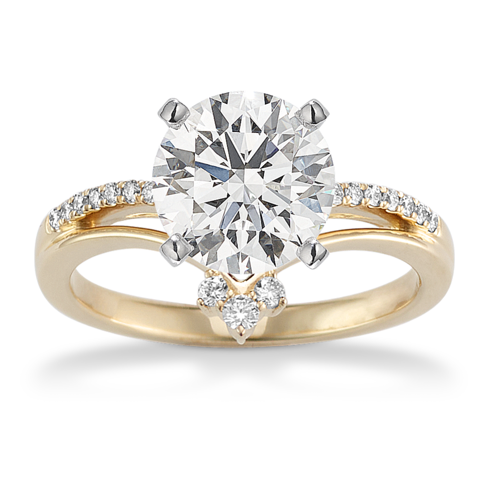 Duet Contour Engagement Ring