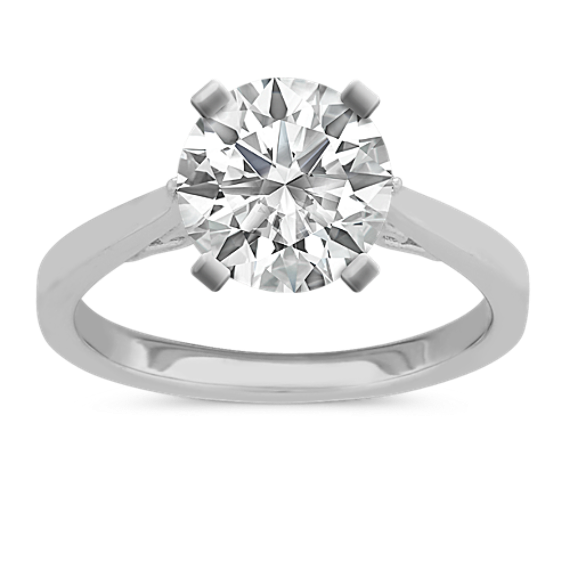 Vintage Diamond Halo Engagement Ring