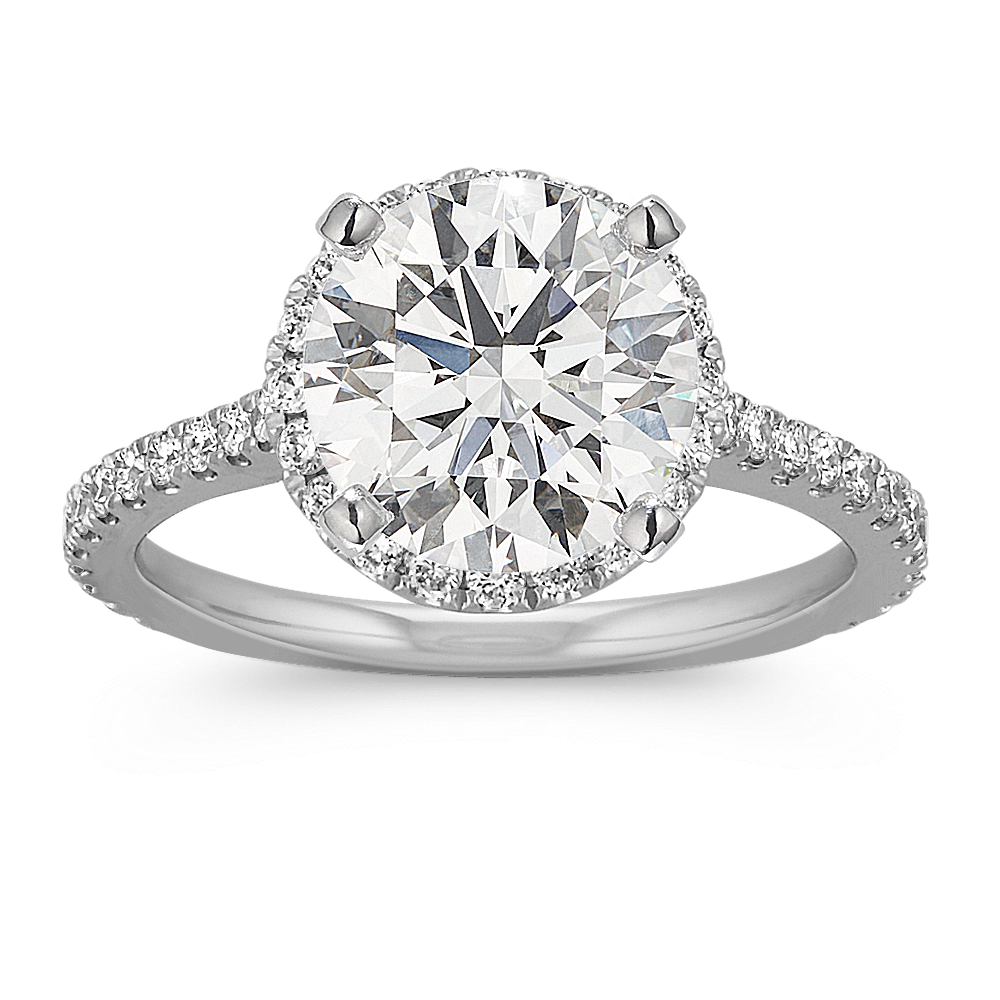 2 carat round diamond with halo Clearance