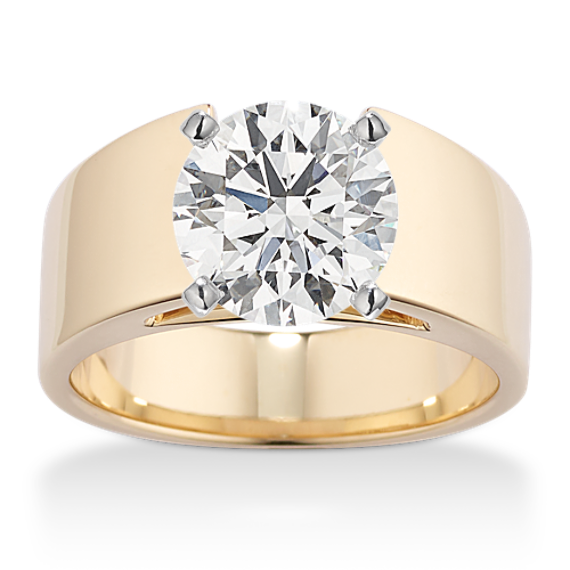 Meridian Solitaire Cathedral Engagement Ring