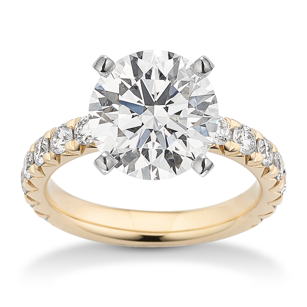 Chantal Engagement Ring (0.90 tcw Diamond Accents)
