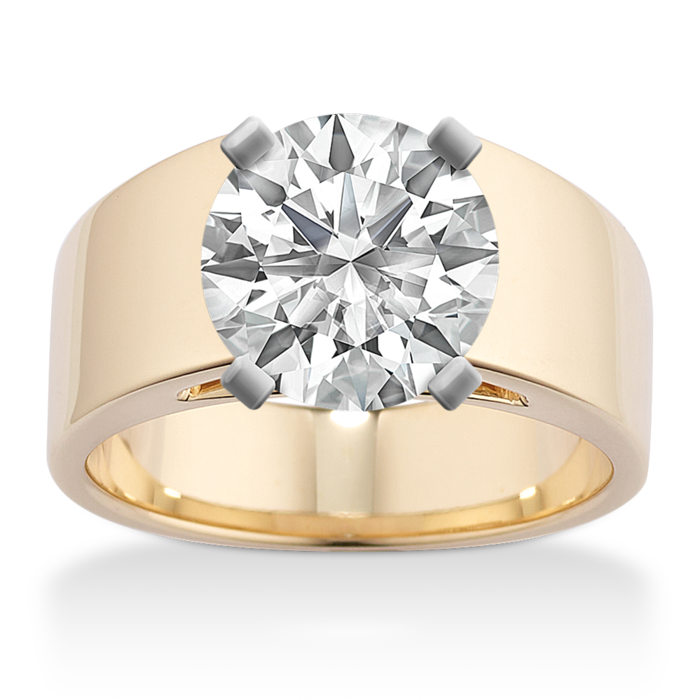 Meridian Solitaire Cathedral Engagement Ring Setting Price