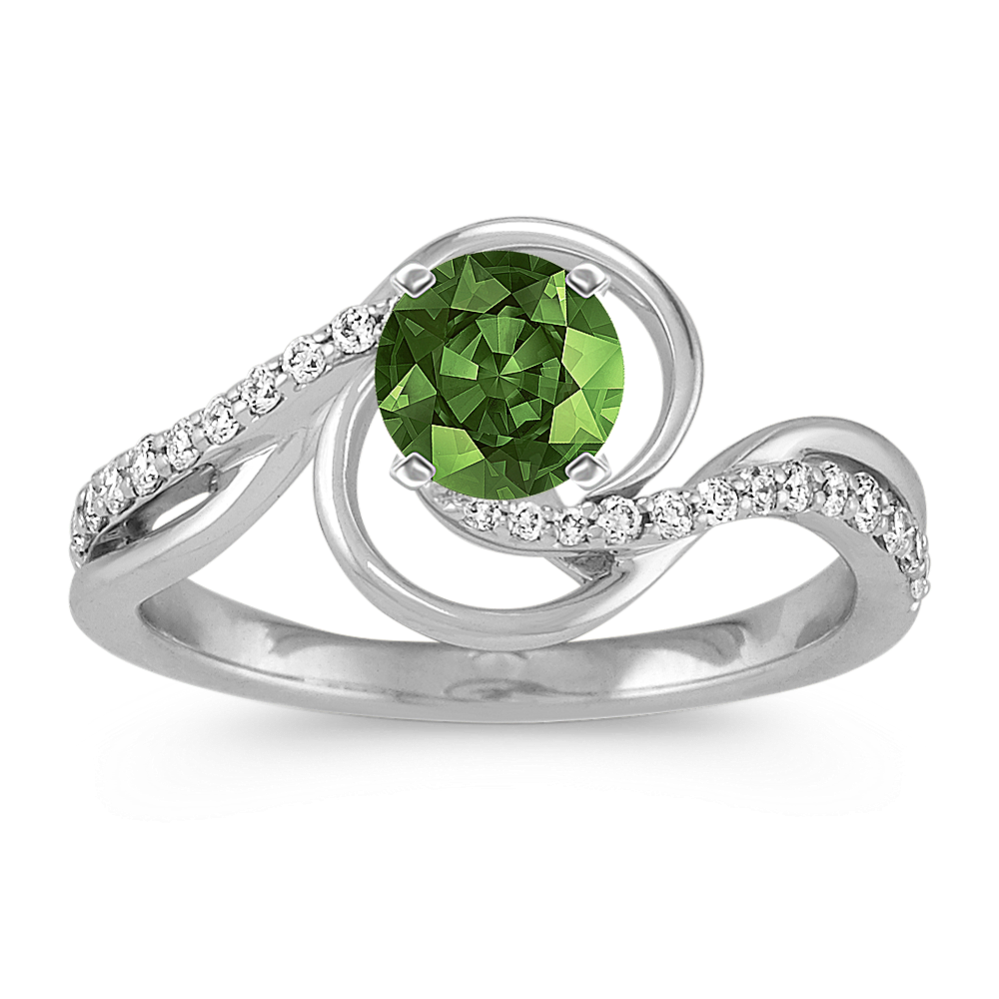 Diamond swirl ring deals