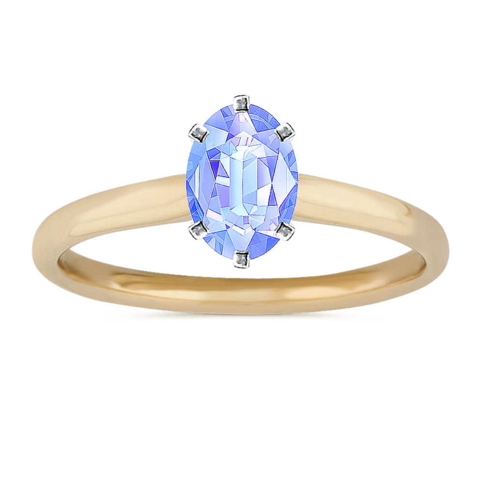 Classic Engagement Ring in 14k Yellow Gold