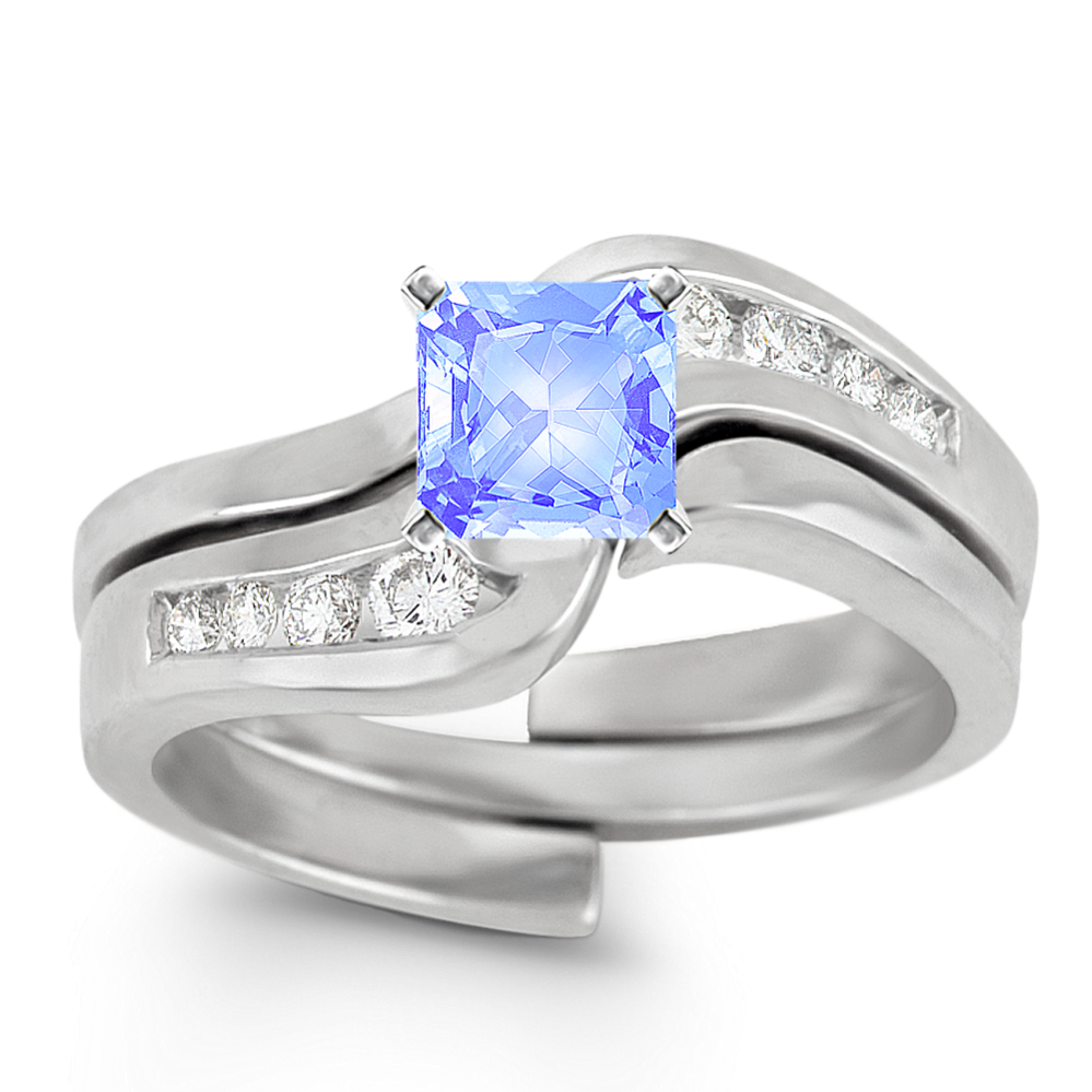 Round Diamond Wedding Set