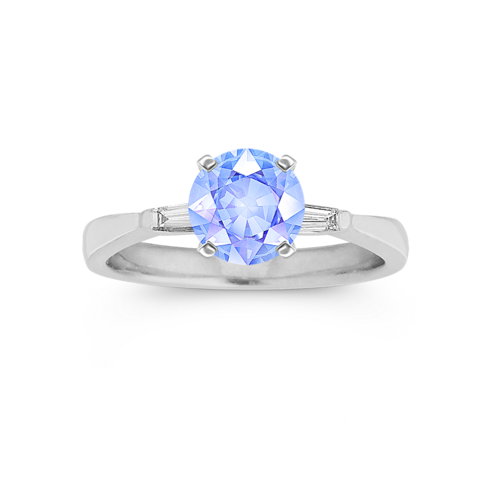 1/6 ct. Three Stone Natural Diamond Engagement Ring