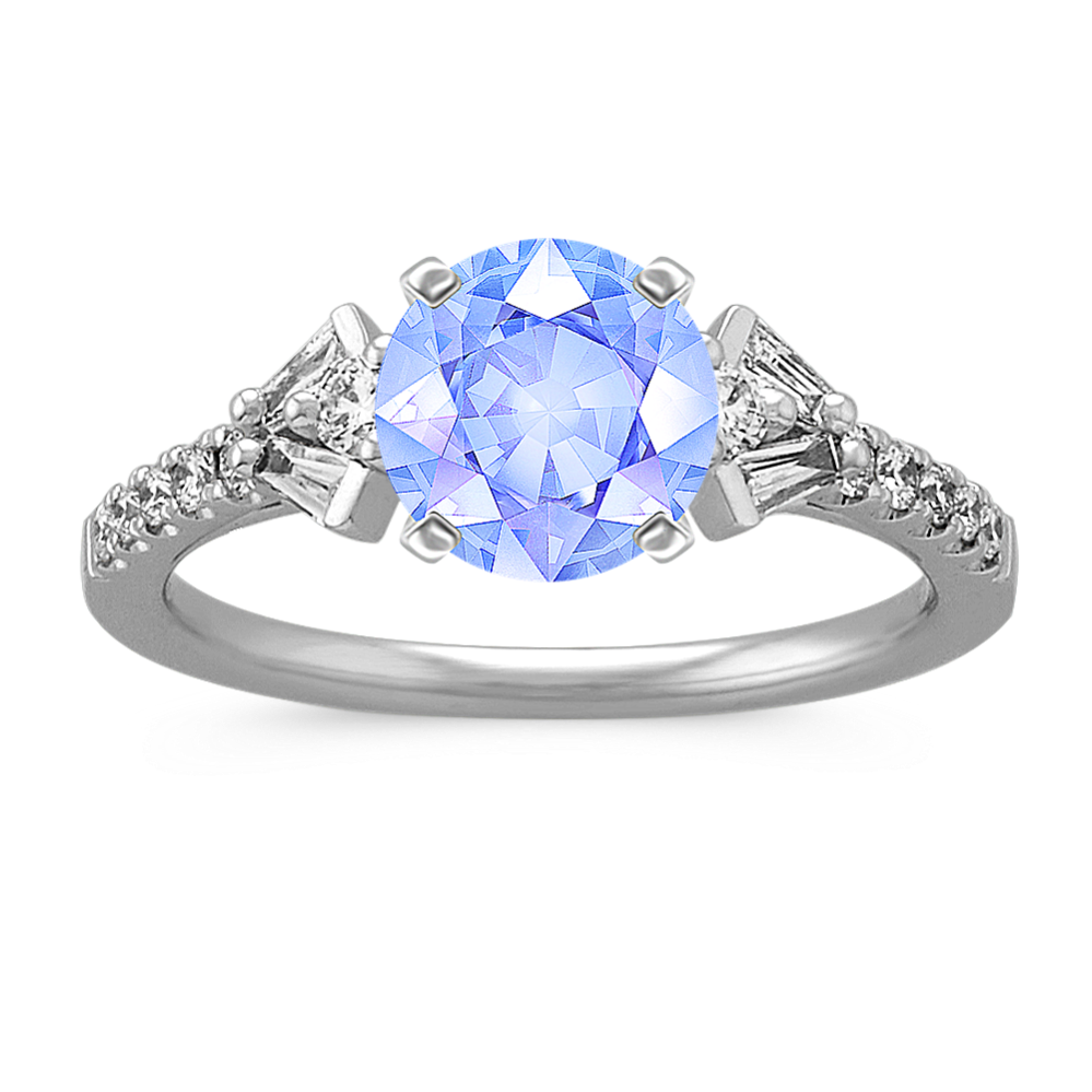 Coeur Classic Diamond Engagement Ring in 14k White Gold