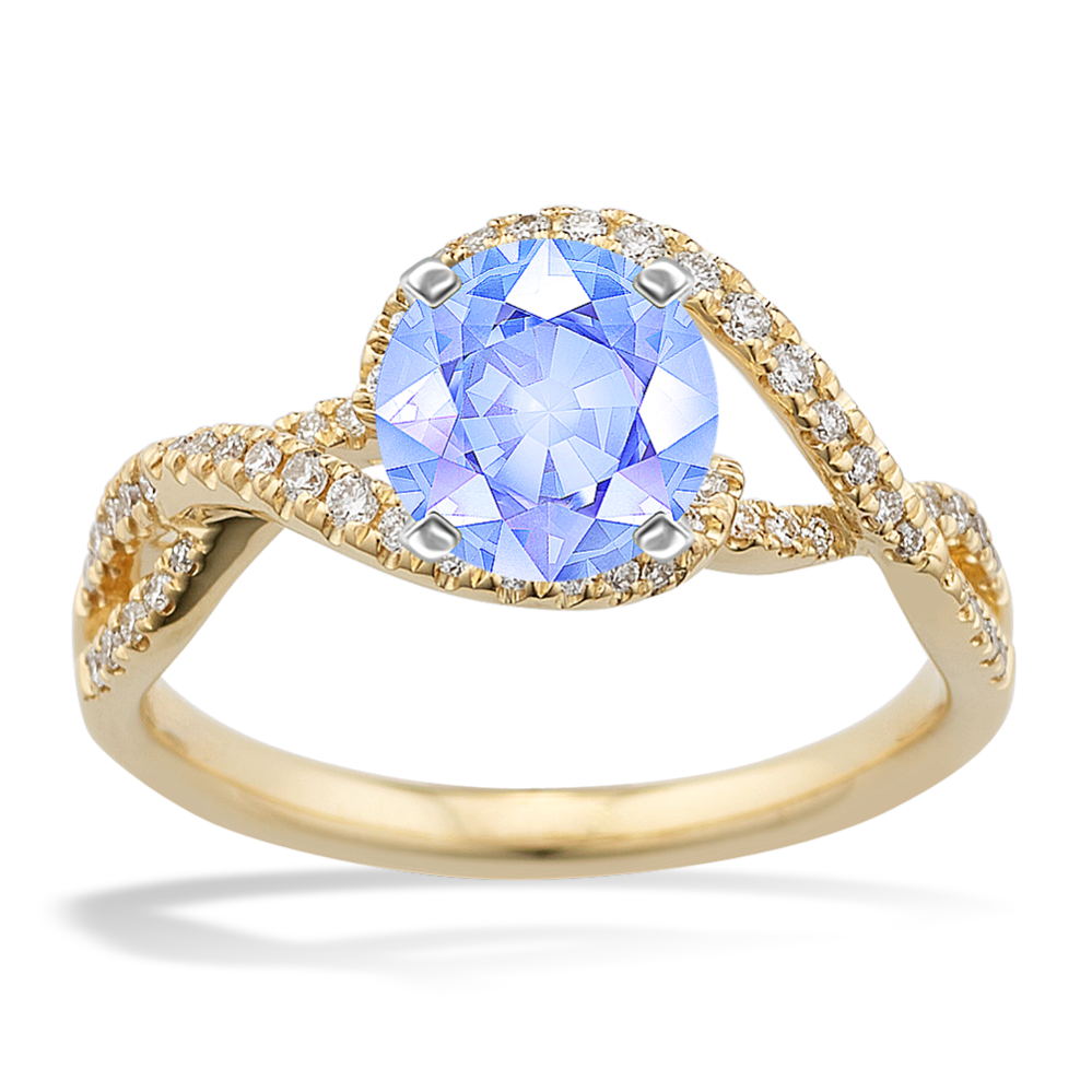 Padua Infinity Halo Engagement Ring