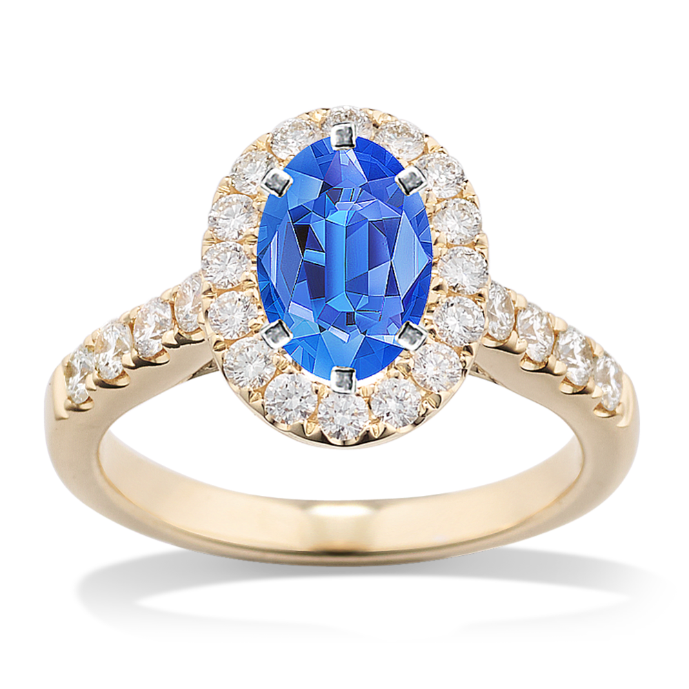 Showstopper Engagement Ring for 1.50 ct Oval