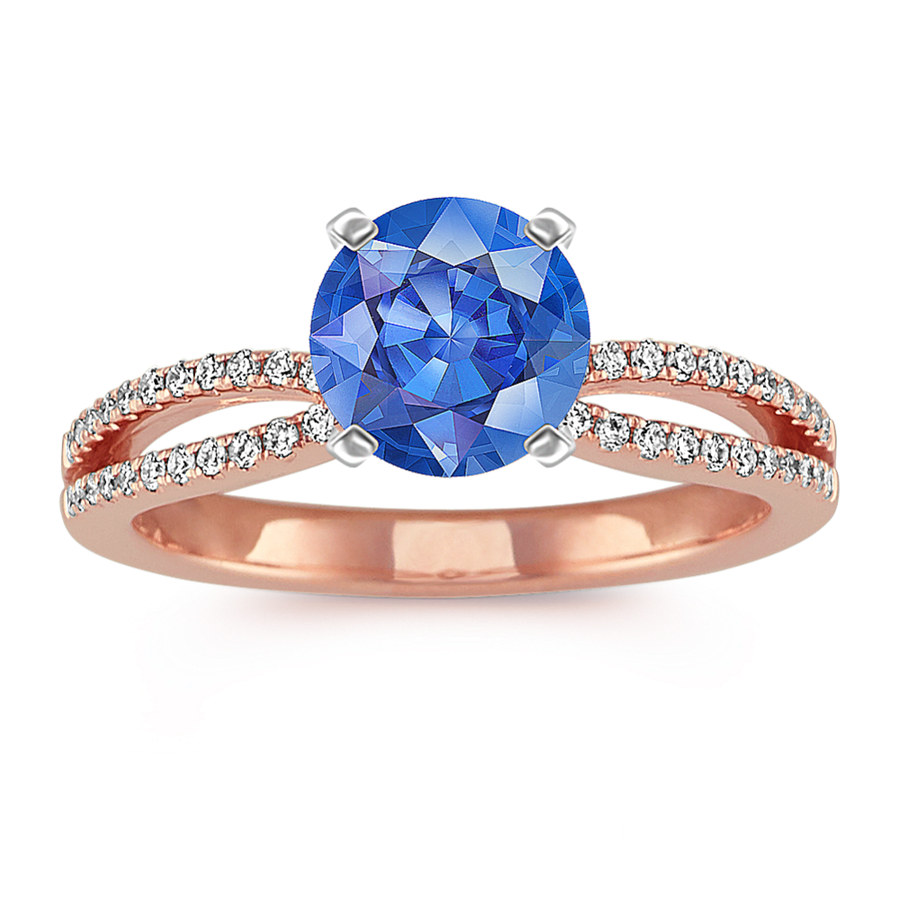 Crossroads Pave Engagement Ring