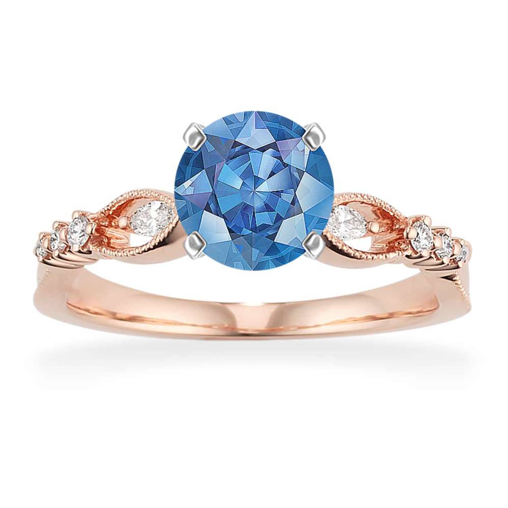 Eyelet Engagement Ring