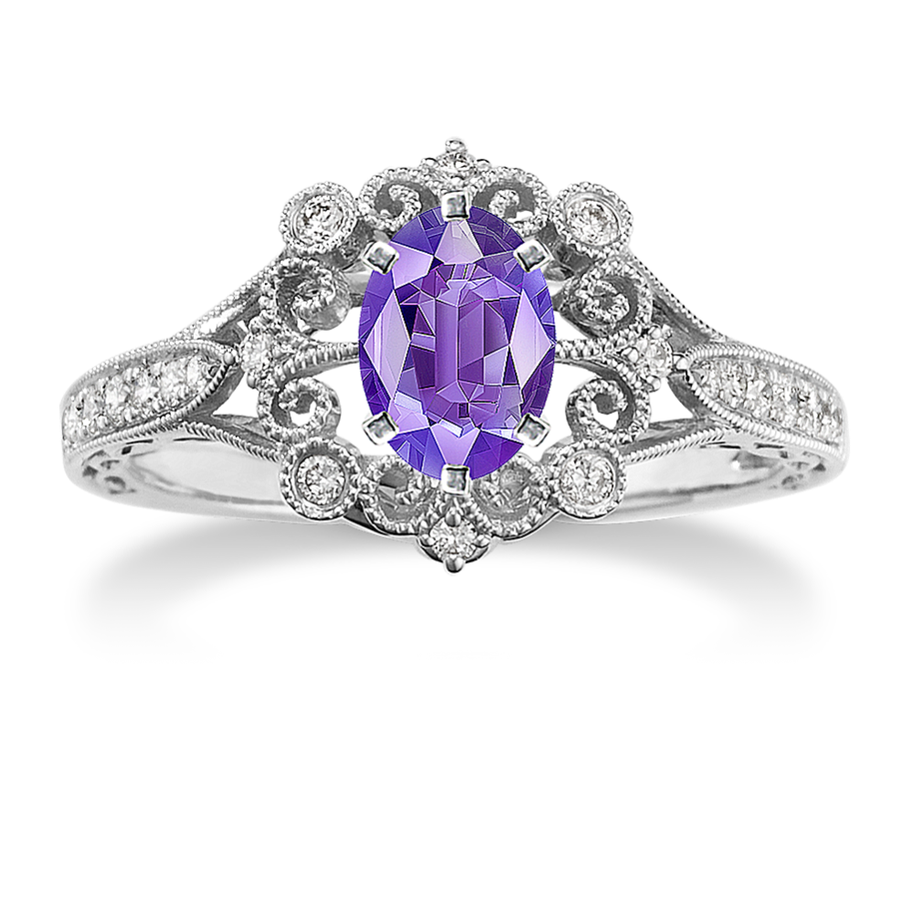 Aveline Halo Engagement Ring