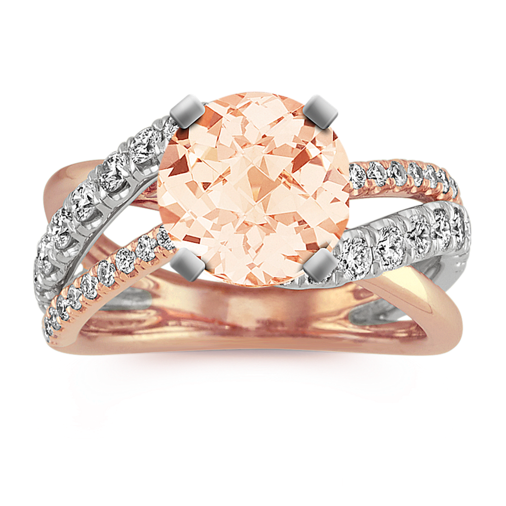 Zephyr Crossover Engagement Ring