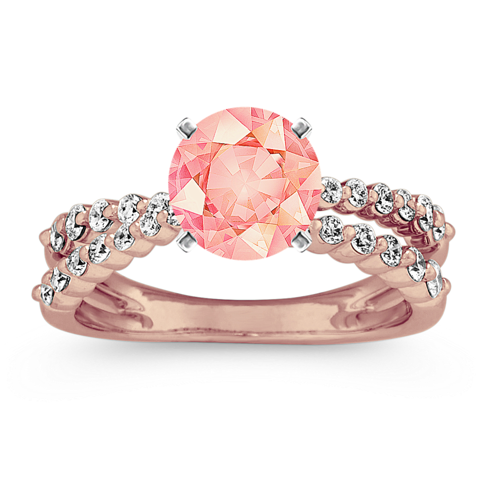 Voyage Crossover Engagement Ring