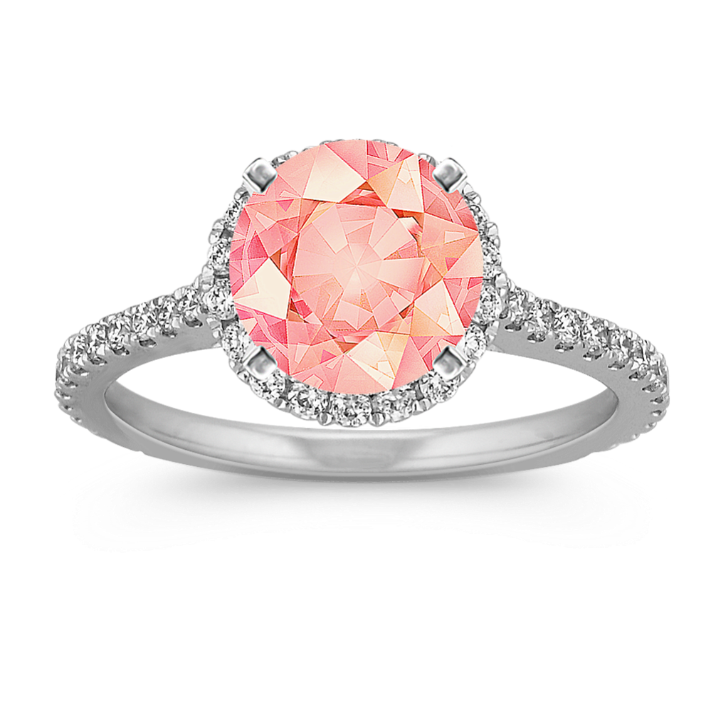 Ella Halo Engagement Ring for 1.50 ct Round
