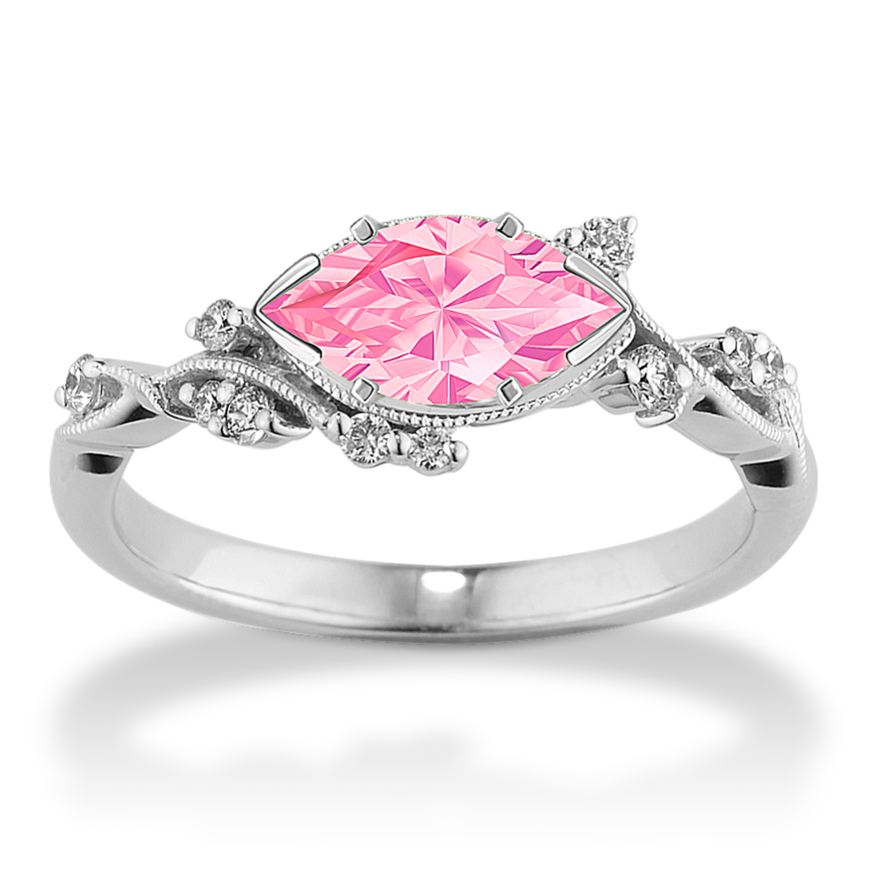 Juniper Halo Engagement Ring