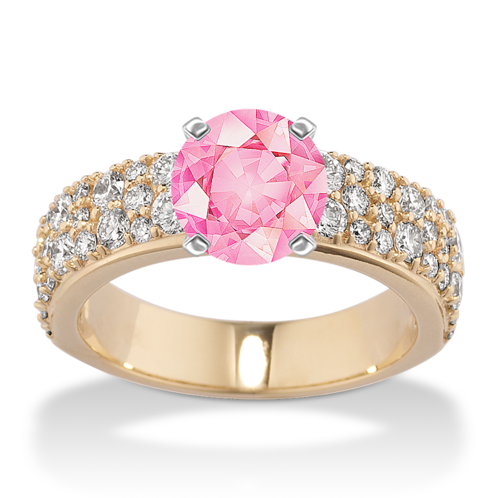 Mosaic Engagement Ring