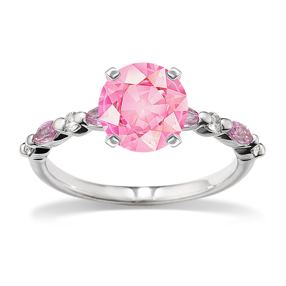 Cassia Sapphire & Diamond Engagement Ring