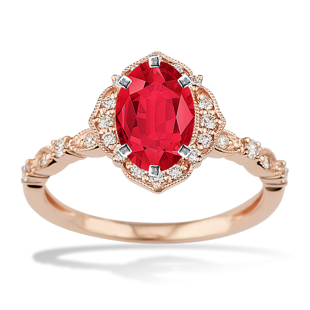 Isabella Halo Engagement Ring