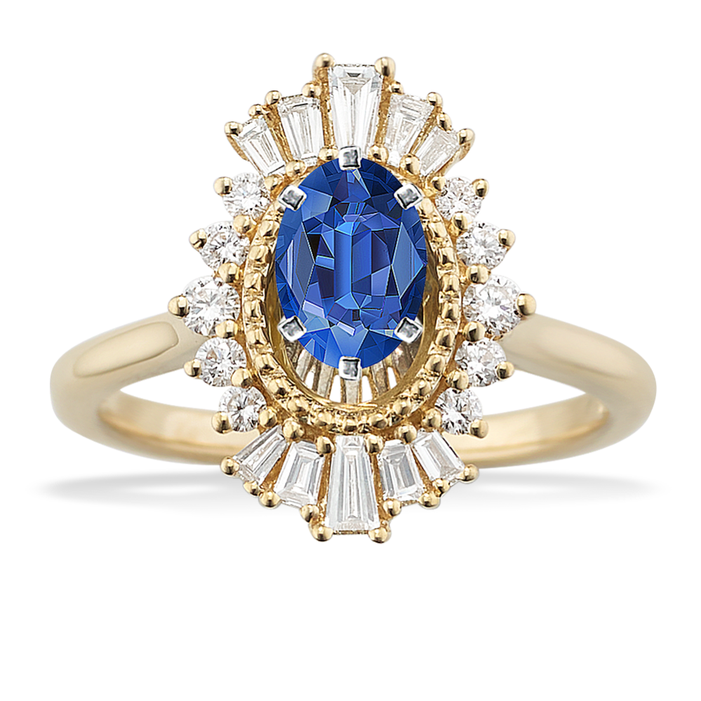 Arabesque engagement clearance ring