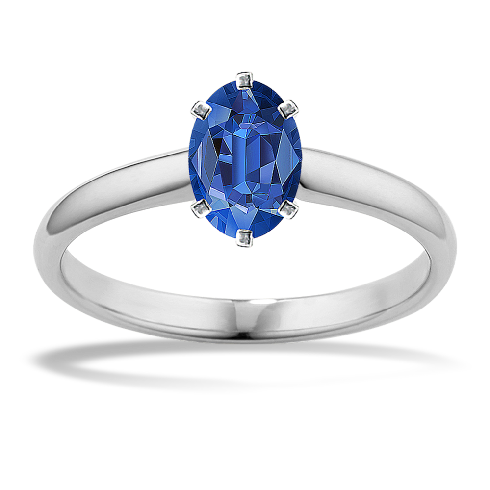 Luminary Solitaire Engagement Ring in Platinum