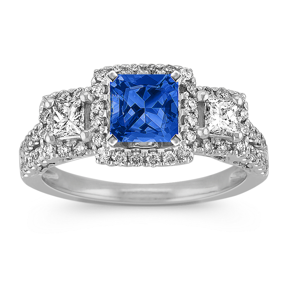 Bari Three-Halo Diamond Engagement Ring | Shane Co.