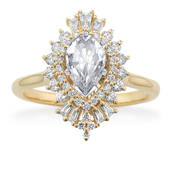 Gala Double Halo Engagement Ring