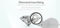 how to see diamond laser inscription