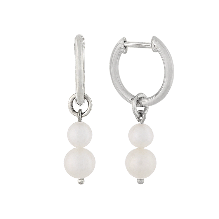 4mm Freshwater Pearl Dangle Earrings