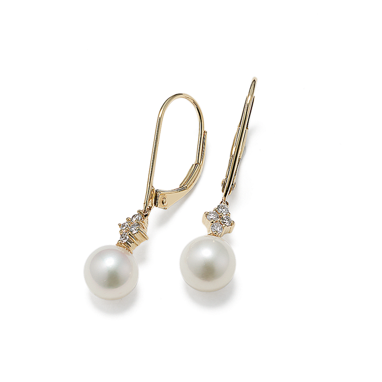 St. Louis Gold Pearl Drop Earrings