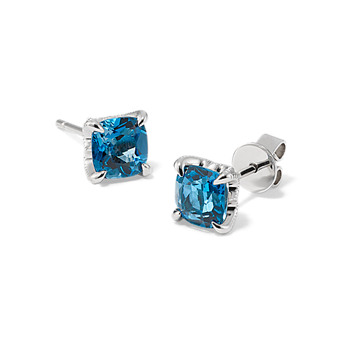 Blue Topaz Earrings | Shop December Birthstone Jewelry at Shane Co 