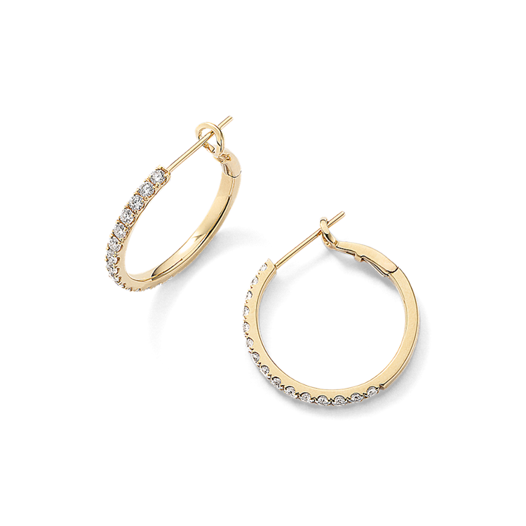 Hoop Earrings Shop Diamond Hoop Earrings Shane Co.