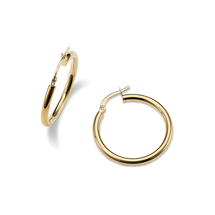 Taura Hoop Earrings in 14k Yellow Gold