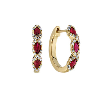 Shop Ruby Earrings & Ruby Jewelry at Shane Co. | July Birthstone 