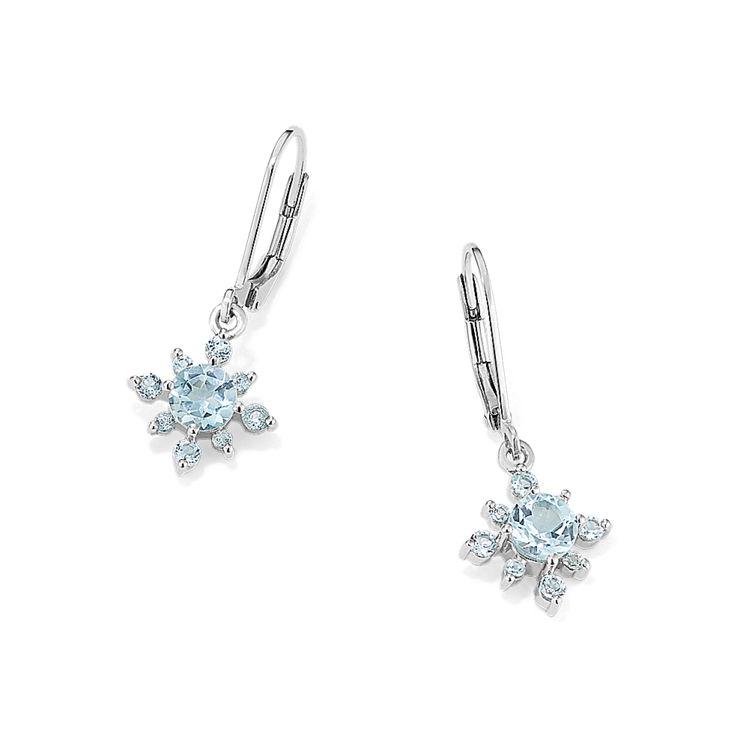 Blue Topaz Earrings | Gemstone Jewelry | Shane Co.